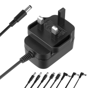 BS Certificated Level 6 Energy Efficiency Cc/CV Solution 3.6V-32V, 1.5A Max. Power Adapter